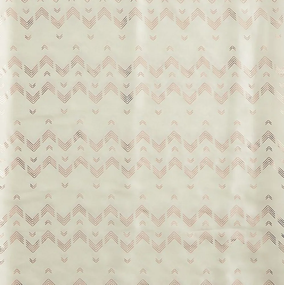 Apt 9 Shine Chevron Infinity Loop Scarf Ivory White Gold Lightweight OneSize NWT